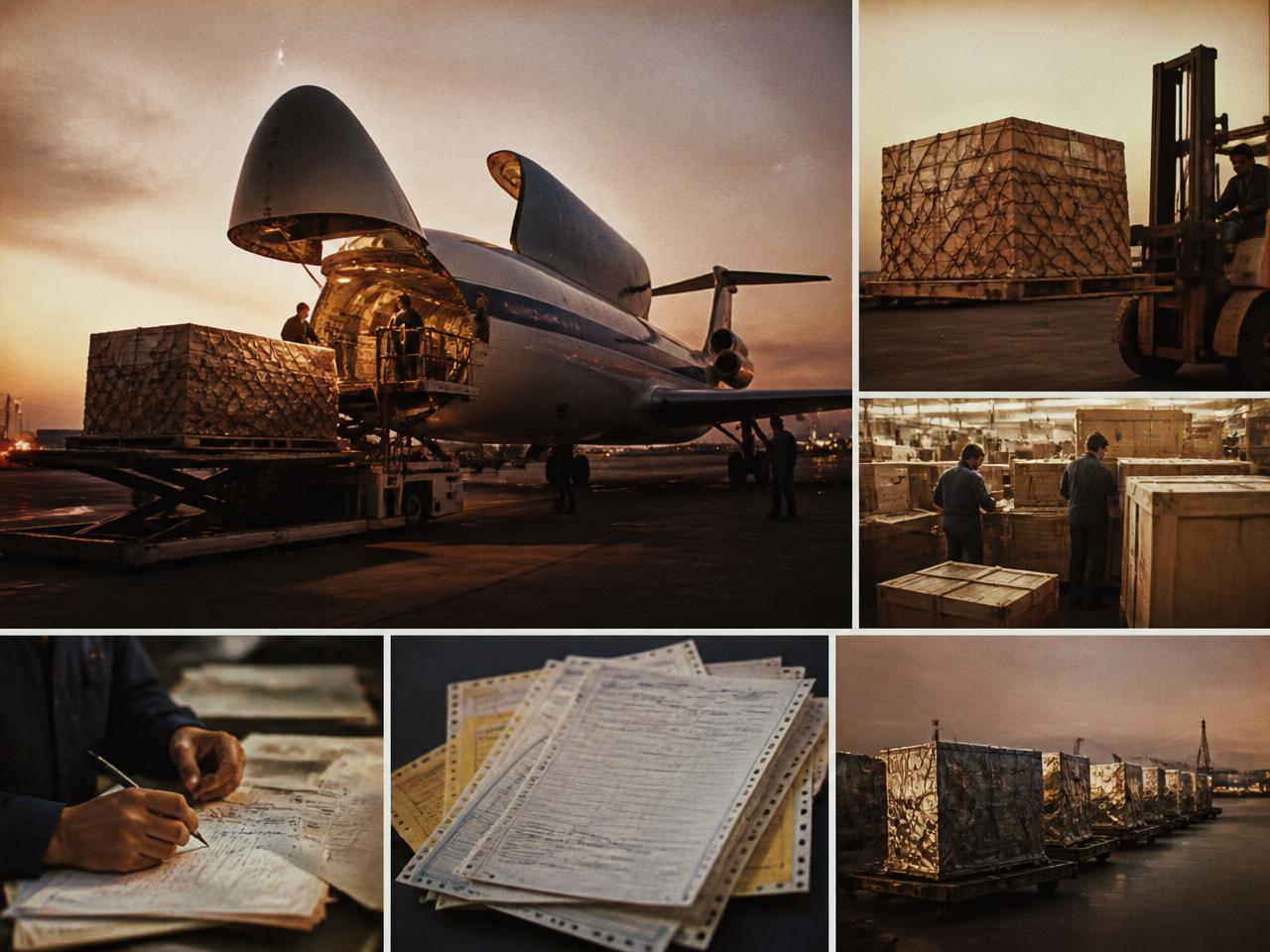 Archival air cargo operations and air waybills